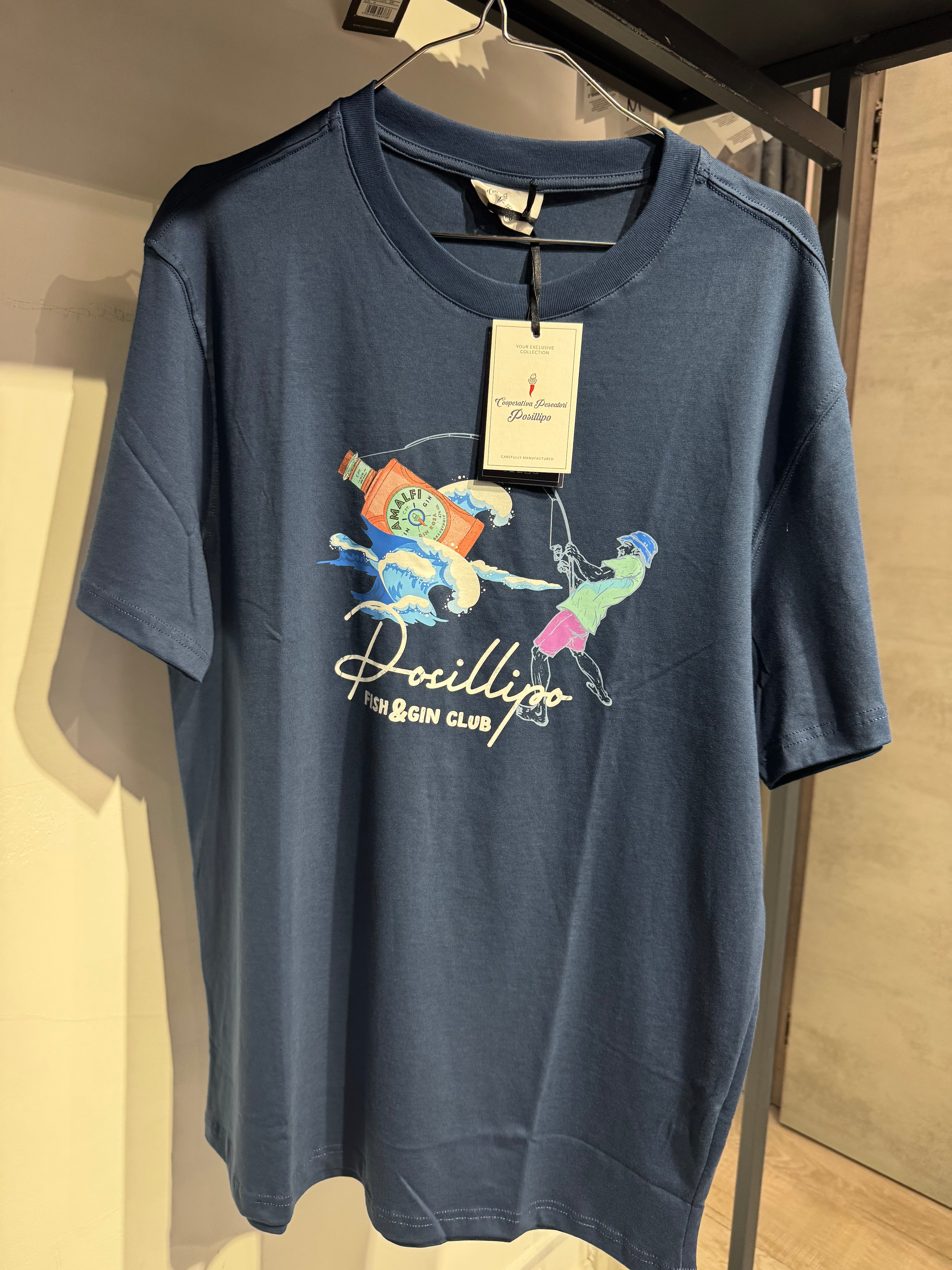 T-SHIRT COPERATIVA PESCATORI POSILLIPO