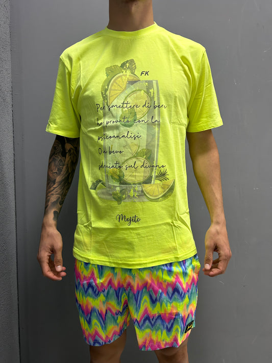 T-SHIRT MANICHE CORTE F**K UOMO